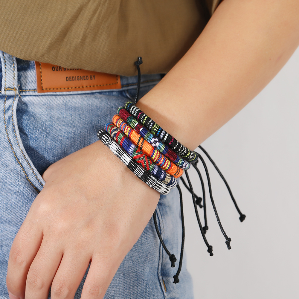 Ethnic Wear Men'S Fashion - 12pcs Nepal Ethnic Bohemia Rope Bracelet
