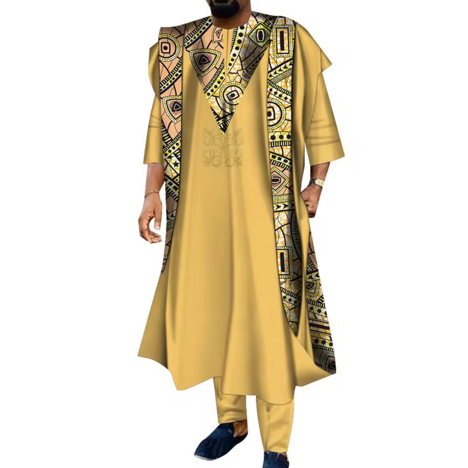 3 Piece African Embroidered Me - đánh giá và giá Boubou Men Africa