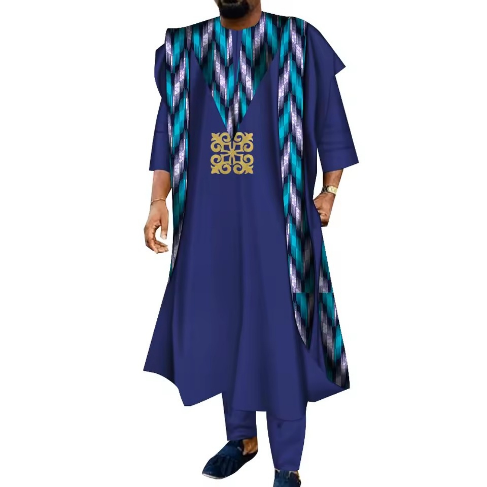 3 Piece African Embroidered Me - đánh giá và giá Boubou Men Africa
