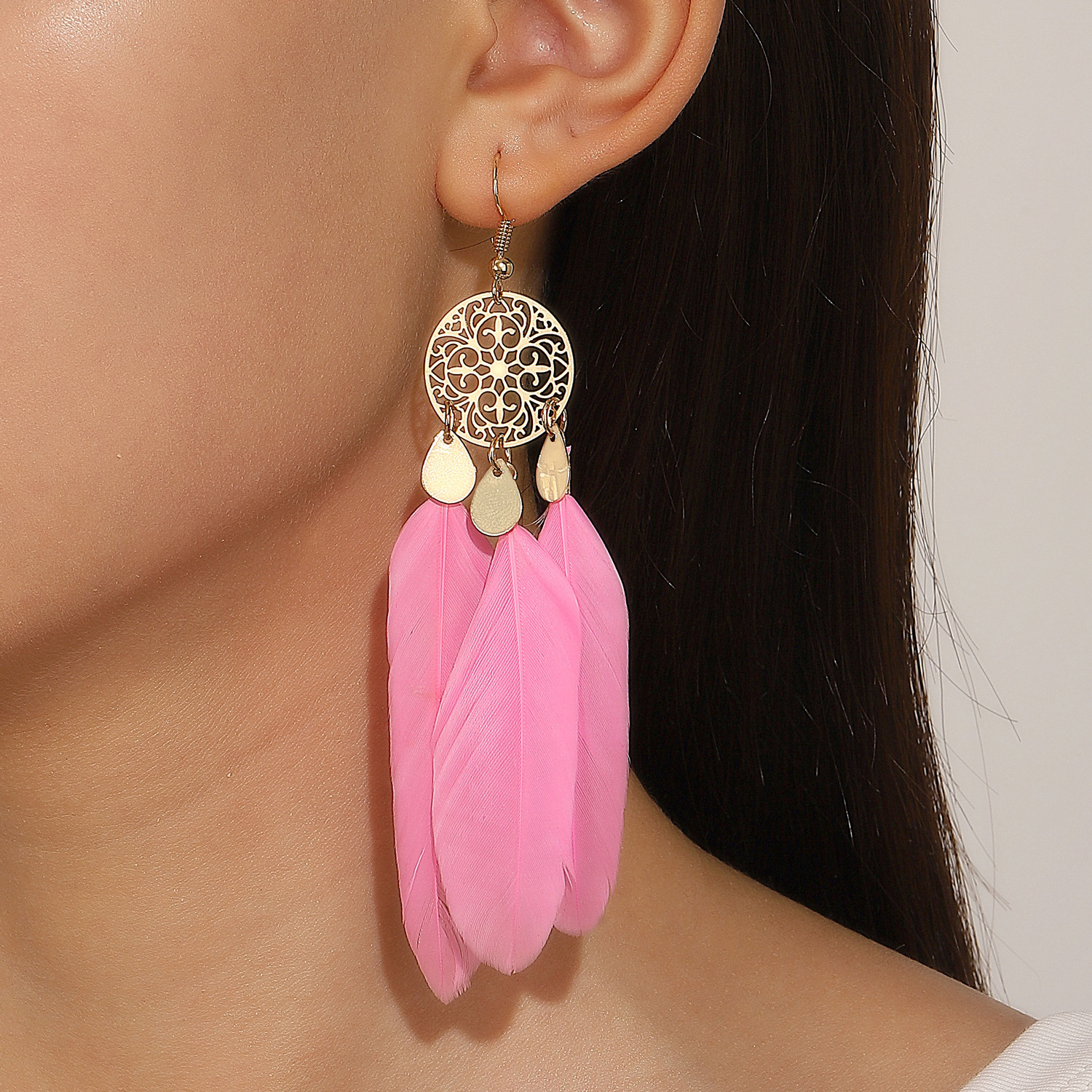 Exotic Bohemian Pink Feather T - đánh giá và giá Ethnic Fashion Trends 2026