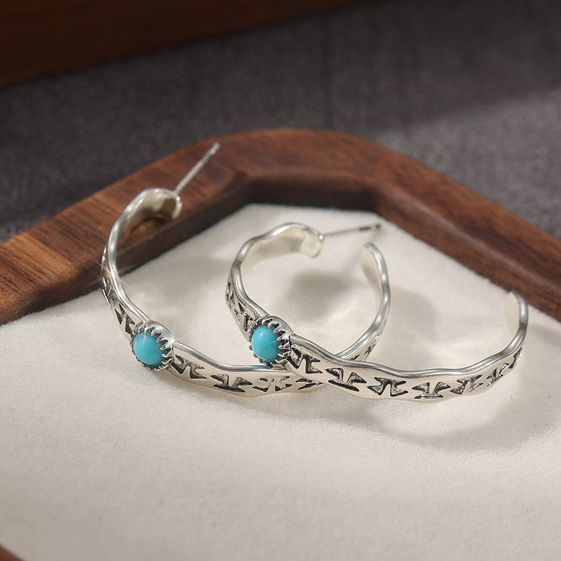 Ethnic Silver Color Blue Stone - đánh giá và giá Ethnic Wear In Fashion