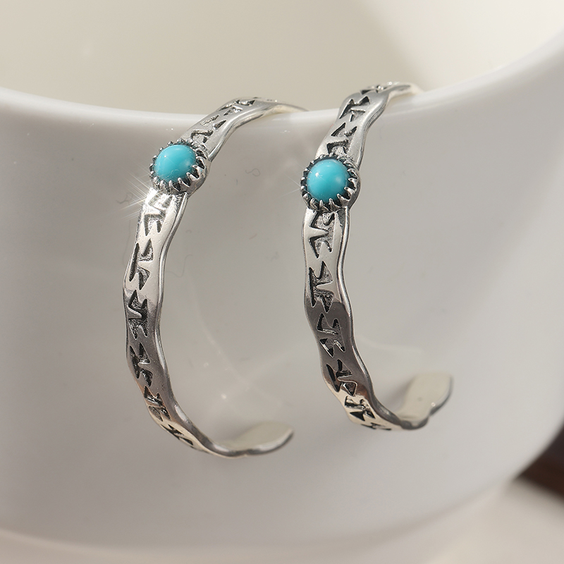 Ethnic Silver Color Blue Stone - đánh giá và giá Ethnic Wear In Fashion