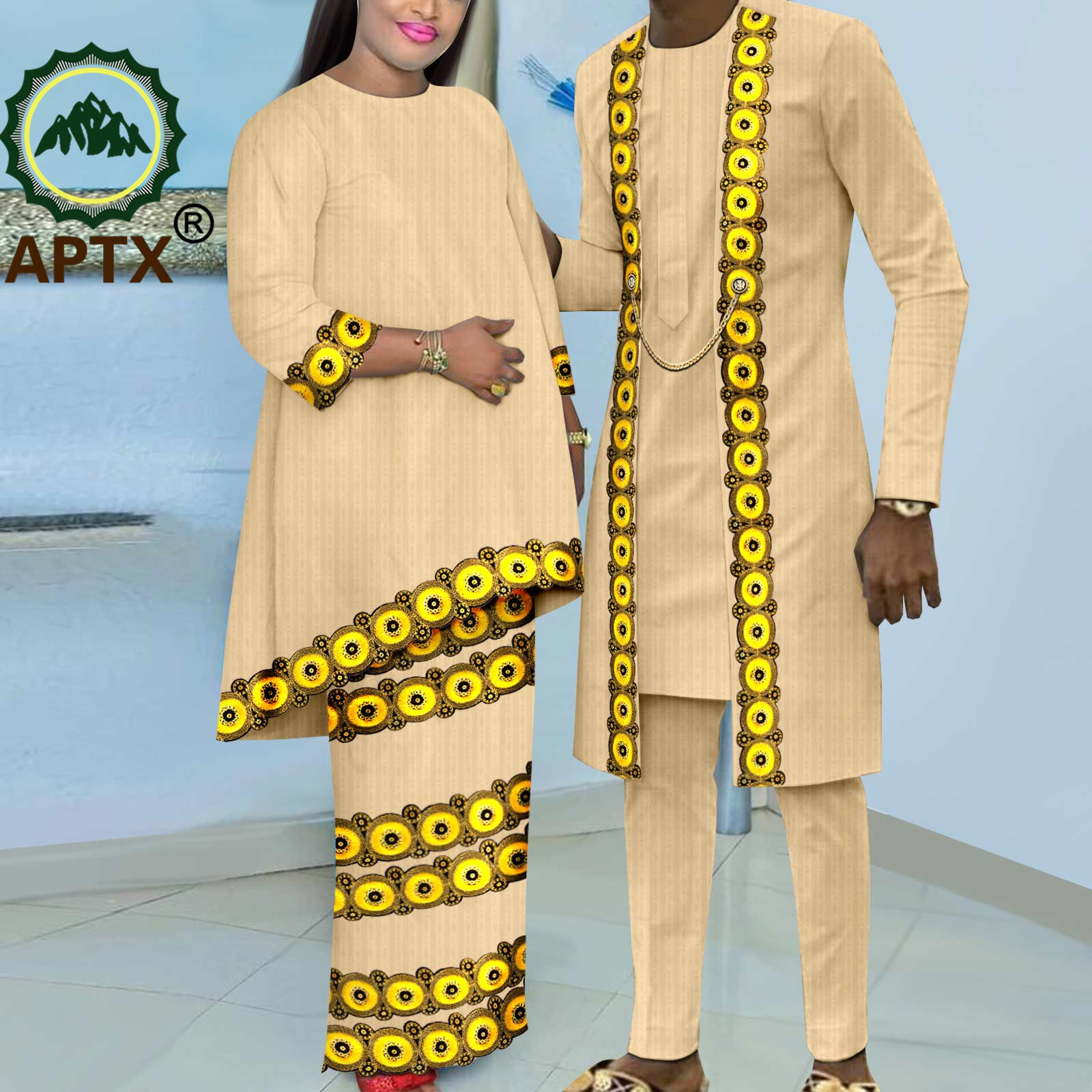 African Couple Clothes Women B - đánh giá và giá Boubou Men Africa