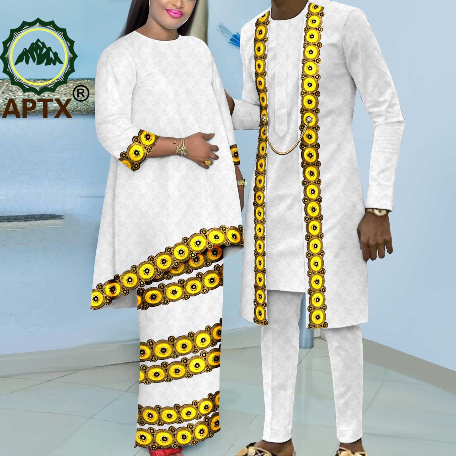 African Couple Clothes Women B - đánh giá và giá Boubou Men Africa
