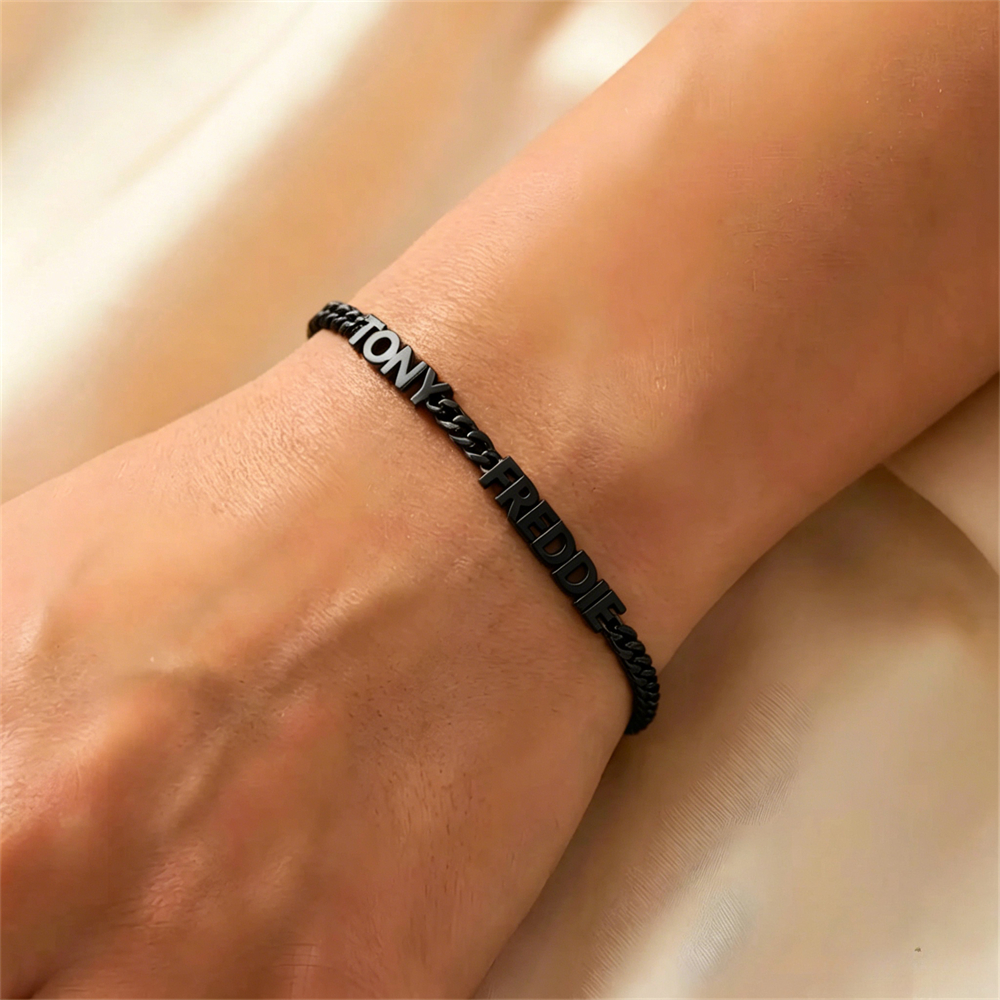 Custom 1-5 Nameplate Bracelet  - đánh giá và giá Ethnic Fashion Meaning