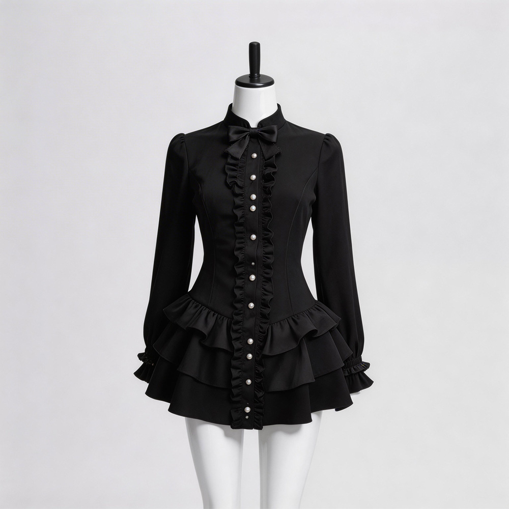 Black Gothic Short Skirt Hallo - đánh giá và giá Ethnic Wear In Fashion