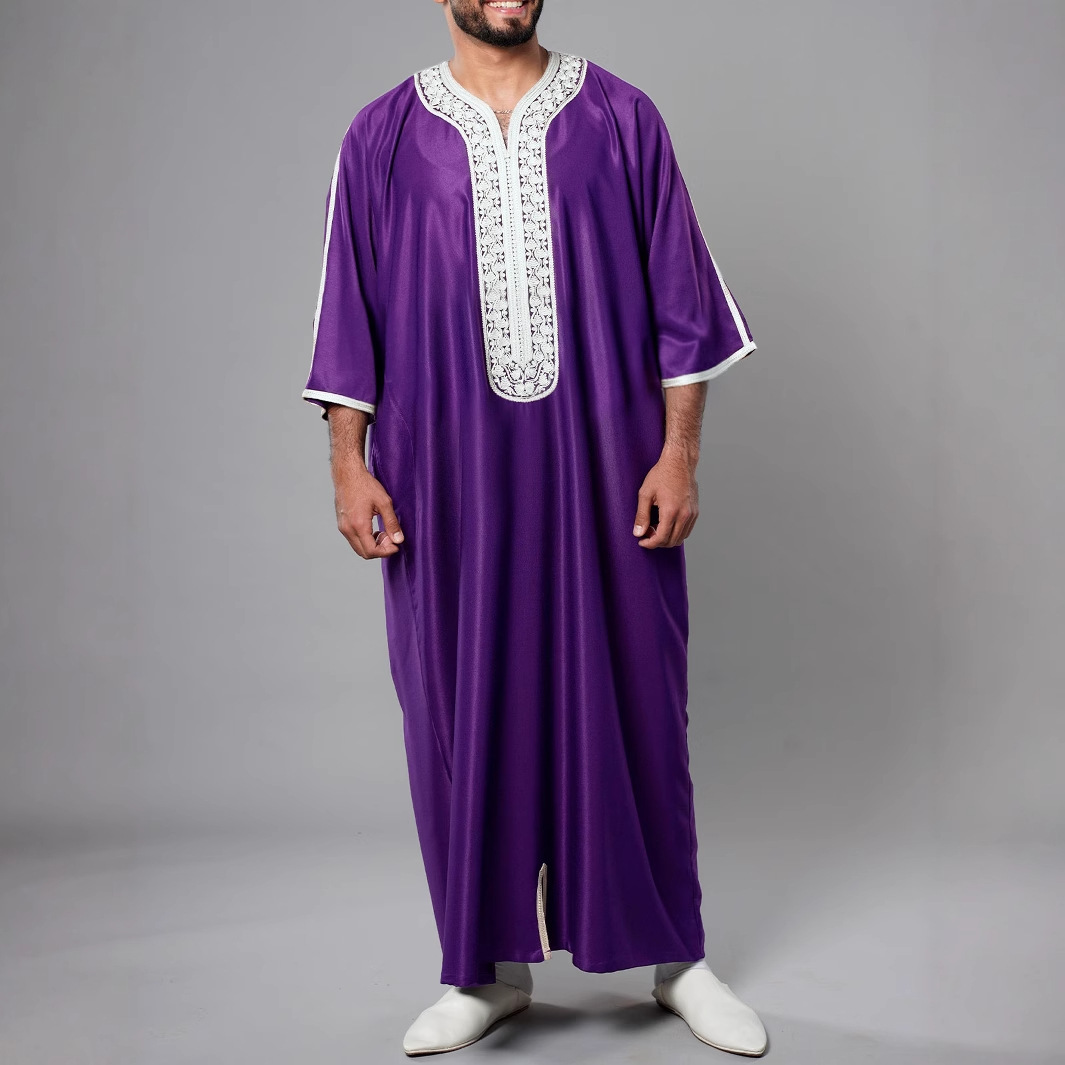 New 2025 Men's Long Sleeve Emb - đánh giá và giá Ethnic Wear In Fashion