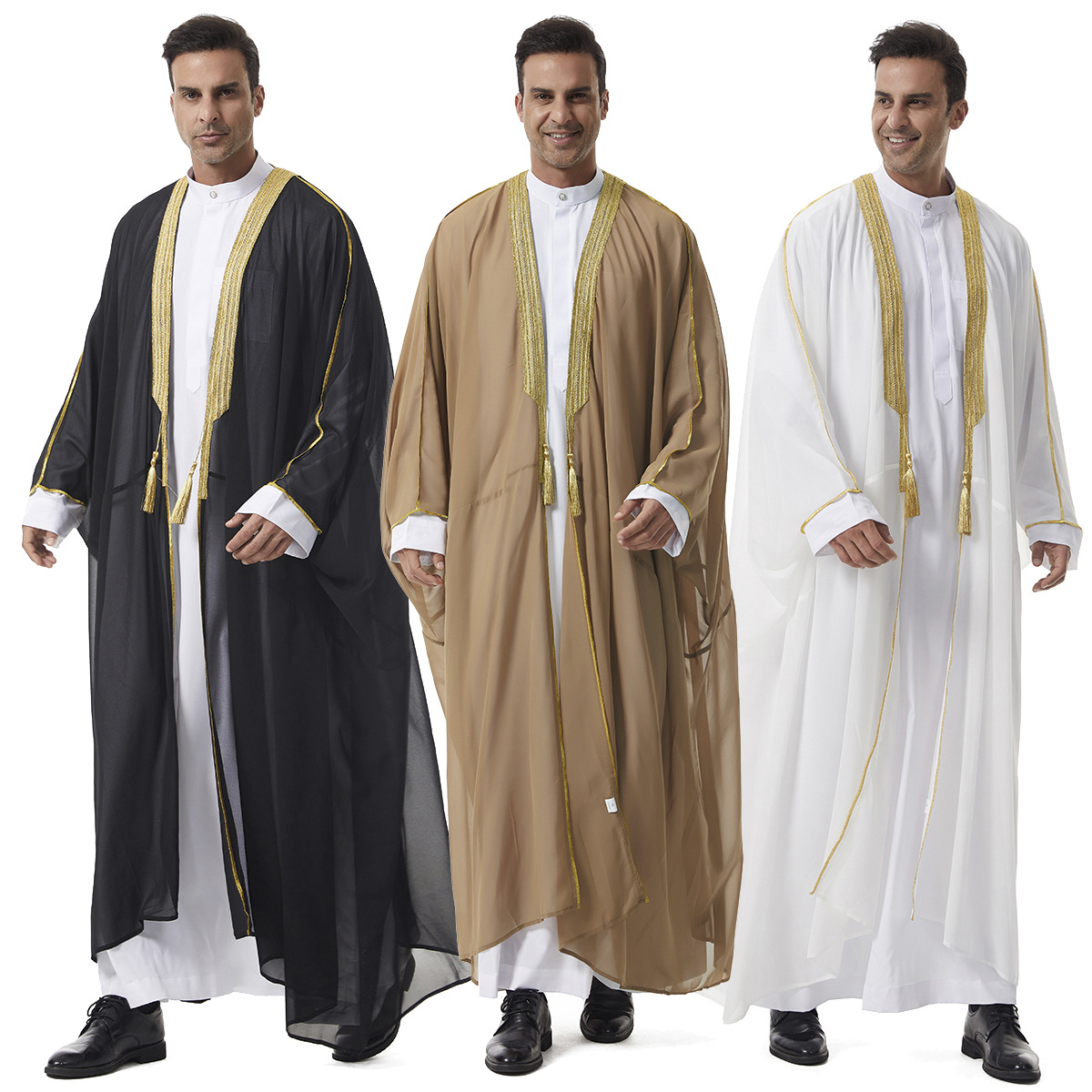 Muslim Robes for Men Long Slee - đánh giá và giá Ethnic Wear Men'S Fashion