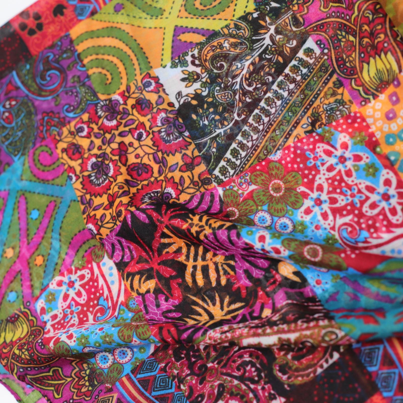 Ethnic Geometric Patchwork Bal - đánh giá và giá Ethnic Fashion Sale