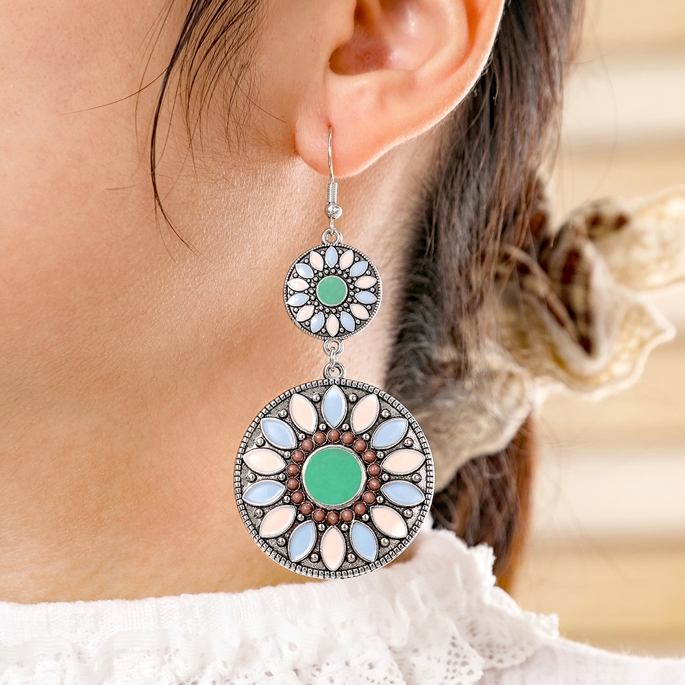Ethnic Style Dangle Earrings F - đánh giá và giá Ethnic Wear In Fashion