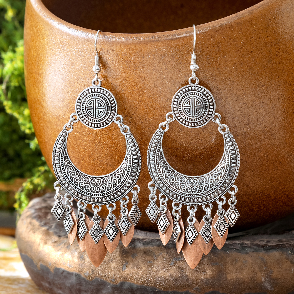 Ethnic Style Dangle Earrings F - đánh giá và giá Ethnic Wear In Fashion